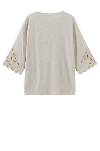 LUXZUZ // ONE TWO Vicha Blouse Blouse Off White 7038