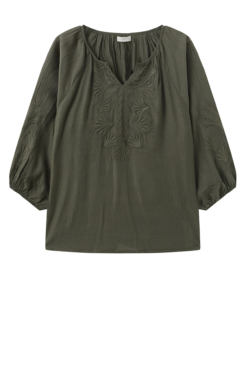 LUXZUZ // ONE TWO Vicky Blouse Blouse Army Green 6330
