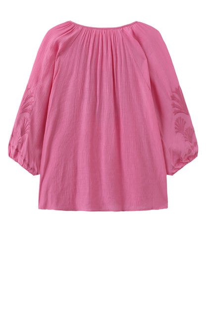 LUXZUZ // ONE TWO Vicky Blouse Blouse Pink 3020