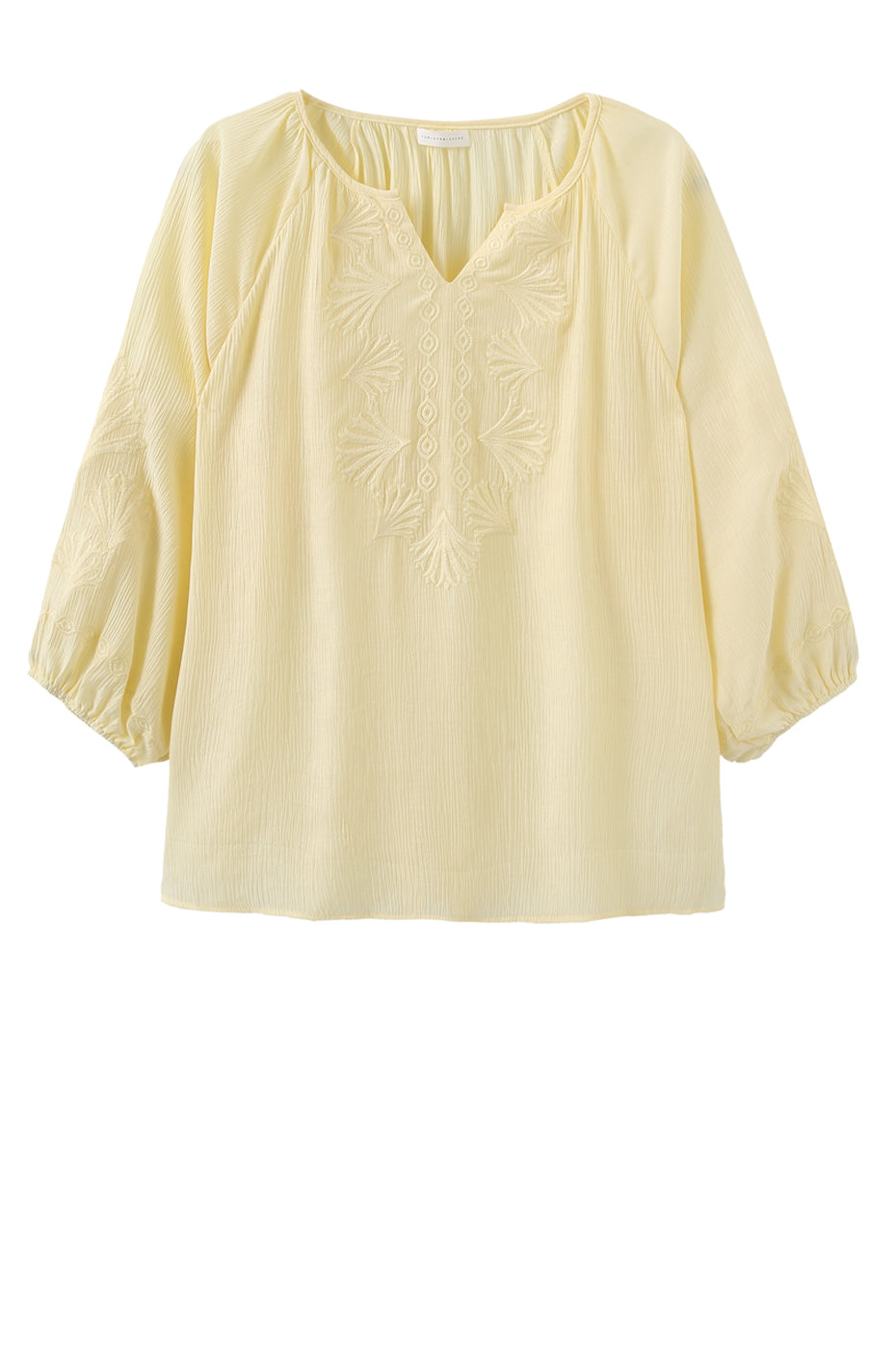 LUXZUZ // ONE TWO Vicky Blouse Blouse Soft Yellow 1029