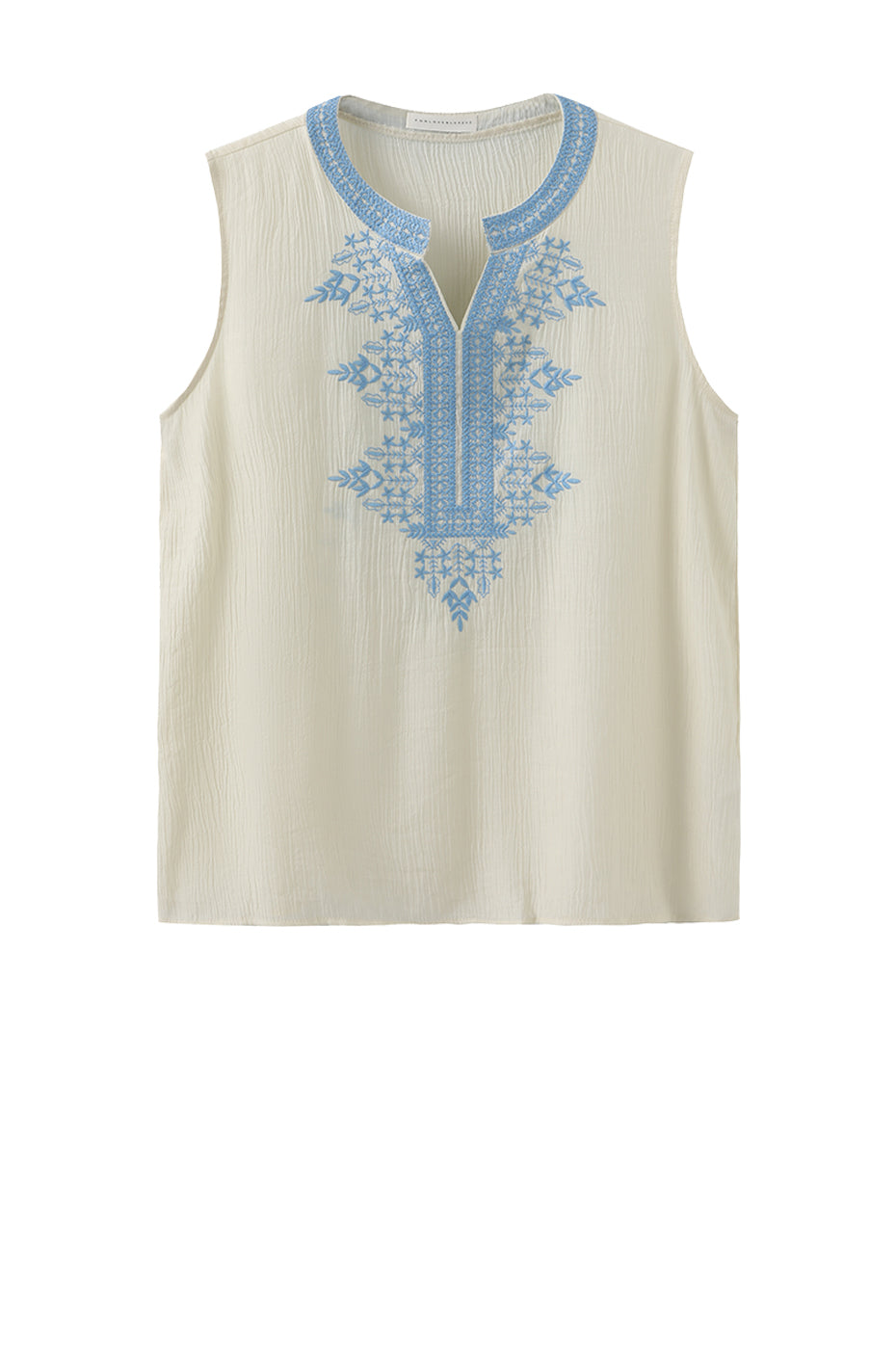 LUXZUZ // ONE TWO Vigdis Top Top Bright Blue 5035