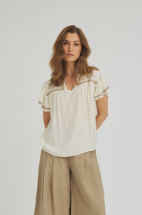 Vika Blouse - Cream