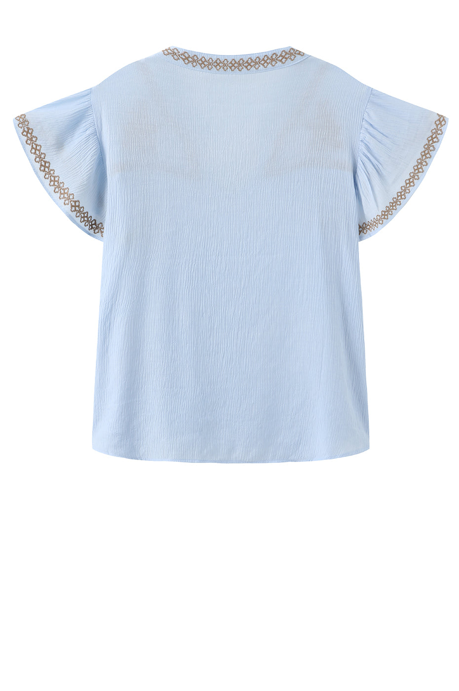 LUXZUZ // ONE TWO Vika Blouse Blouse Light Blue 5010