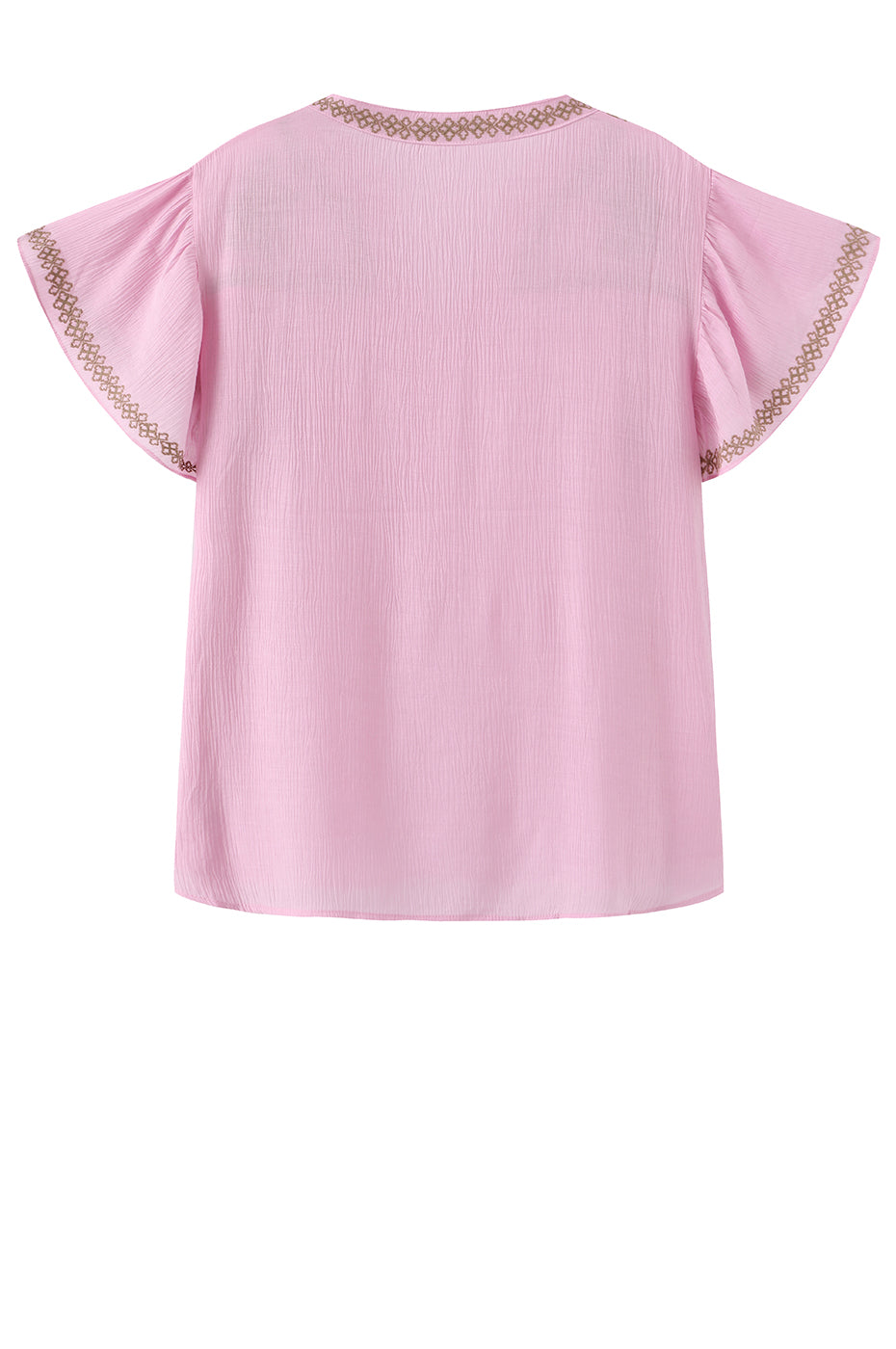 LUXZUZ // ONE TWO Vika Blouse Blouse Light Pink 3005
