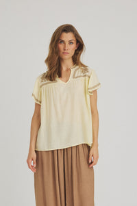Vika Blouse - Soft Ecru
