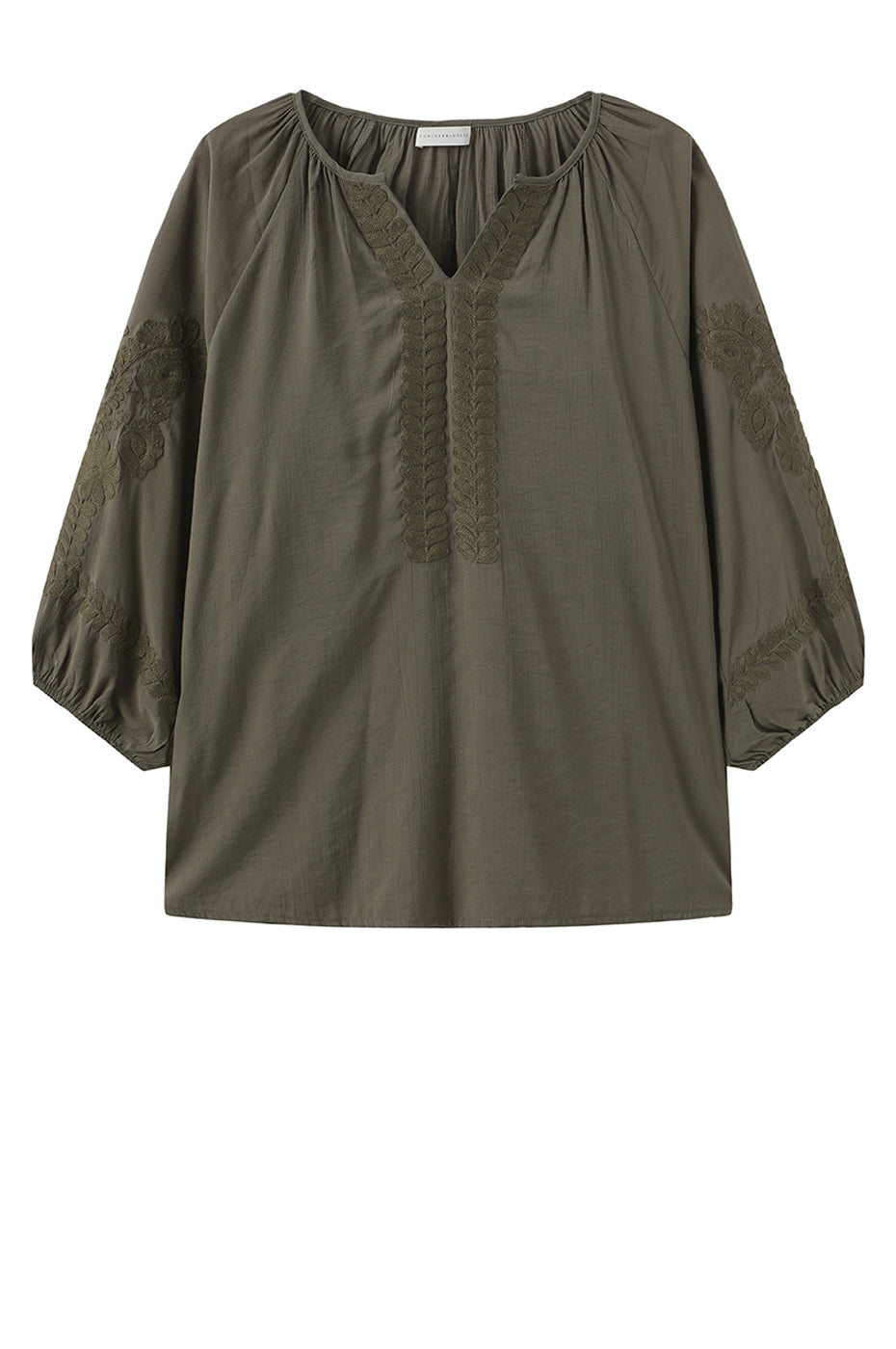 LUXZUZ // ONE TWO Viktoria Blouse Blouse Army Green 6330
