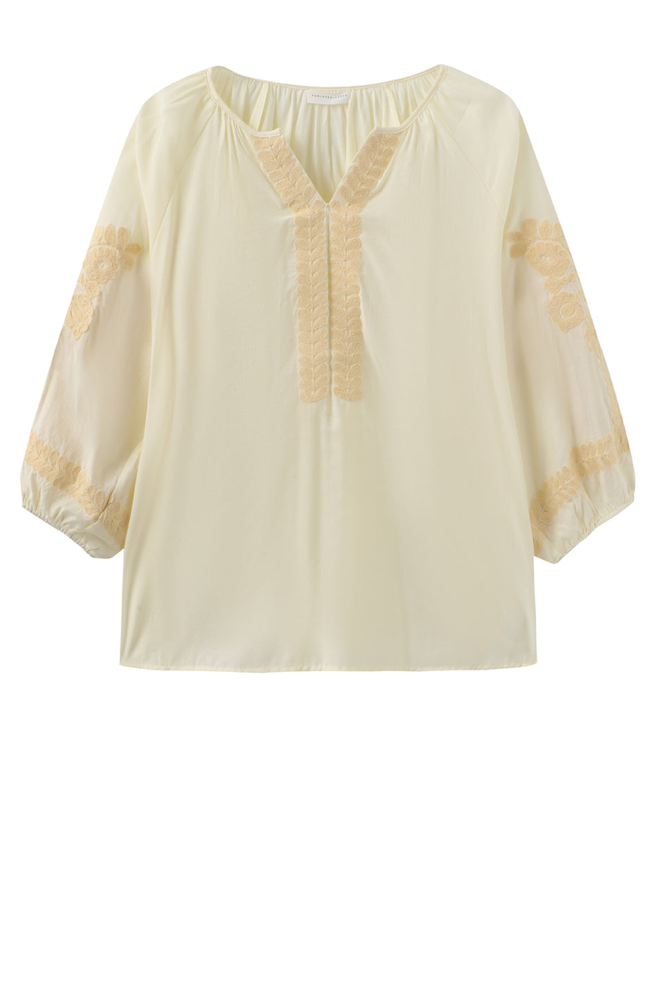 LUXZUZ // ONE TWO Viktoria Blouse Blouse Soft Yellow 1029