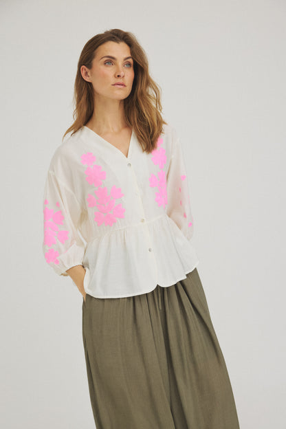 LUXZUZ // ONE TWO Vilda Shirt Shirt Pink 3020
