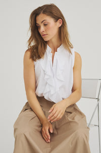Vilhelma top - White