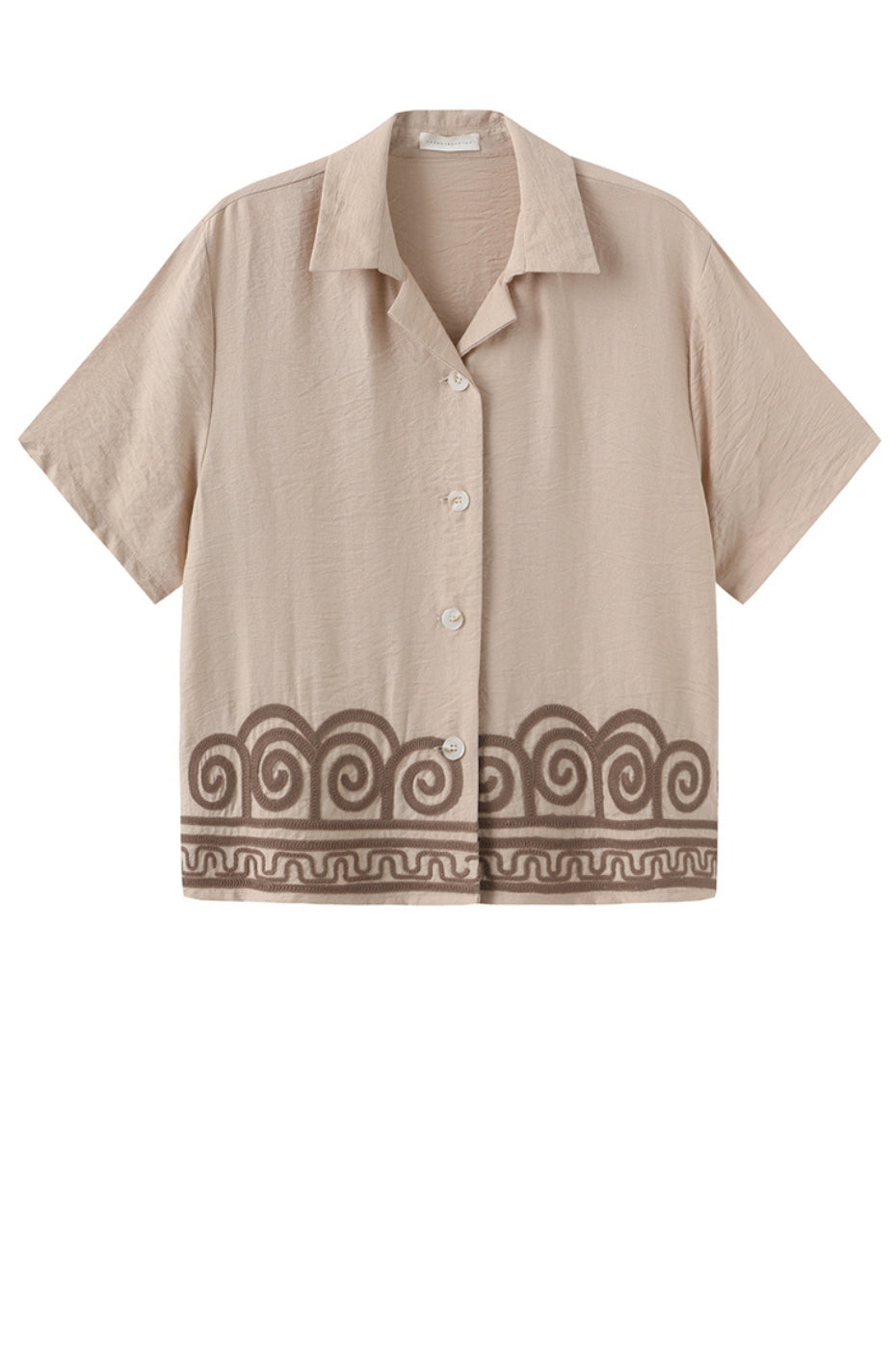 LUXZUZ // ONE TWO Vilia Shirt Shirt Taupe 7012