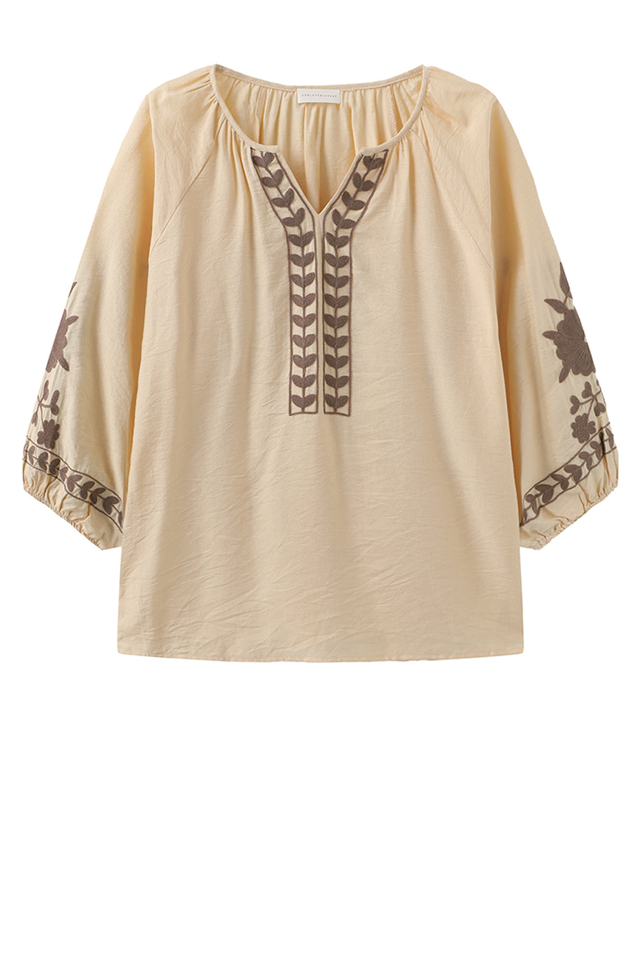 LUXZUZ // ONE TWO Vina Blouse Blouse Soft Yellow 1029
