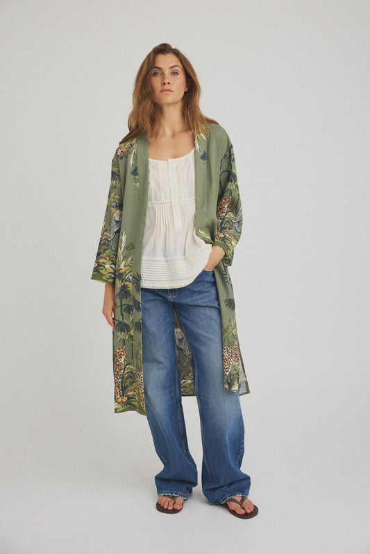 LUXZUZ // ONE TWO Vindie Cardigan Cardigan Green 6012