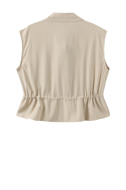 LUXZUZ // ONE TWO Vinifred Vest Vest Khaki 7036