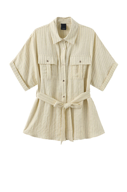 LUXZUZ // ONE TWO Viol Shirt Shirt Butter 1030