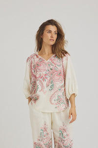 Violetta Blouse - Cream