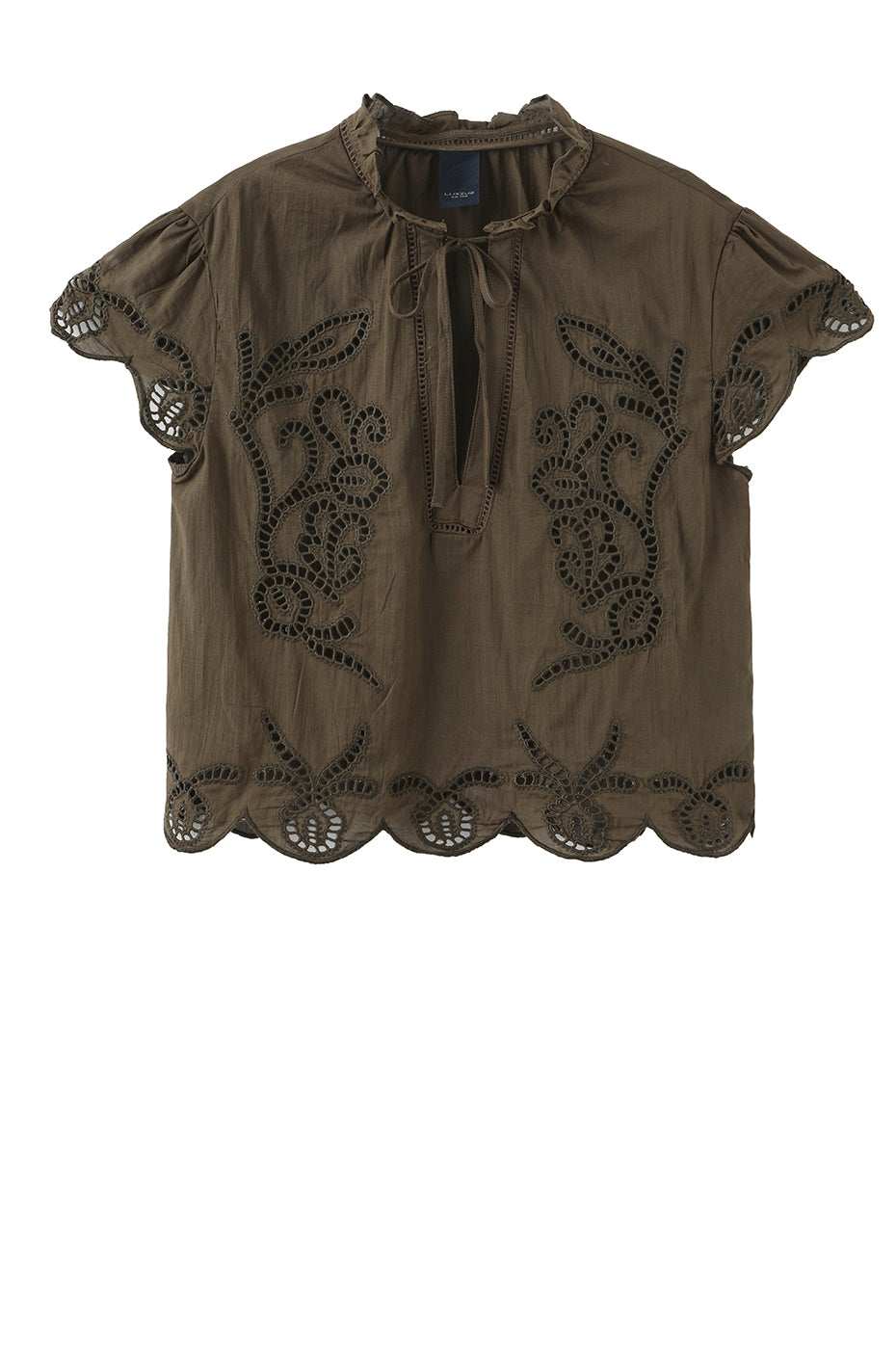 LUXZUZ // ONE TWO Vita Blouse Blouse Army Green 6330