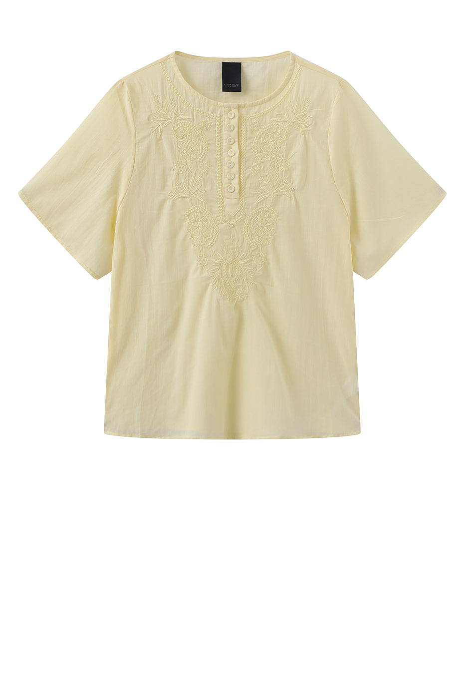 LUXZUZ // ONE TWO Viva Blouse Blouse Soft Yellow 1029