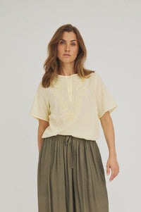 Viva Blouse - Soft Ecru