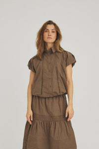 Vivette Shirt - Army Green