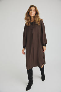 Wagna Dress - Choco Lux