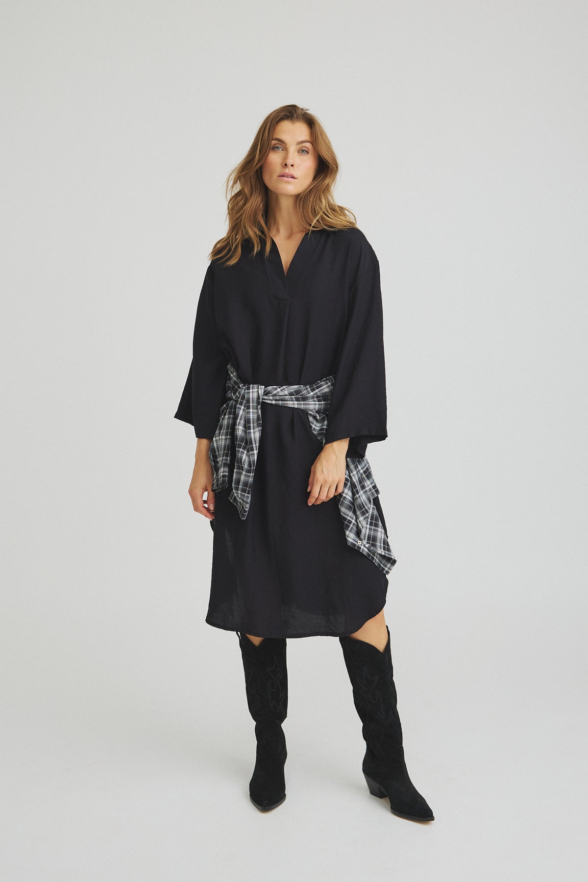 LUXZUZ // ONE TWO Wagna Dress Dress 999 Black