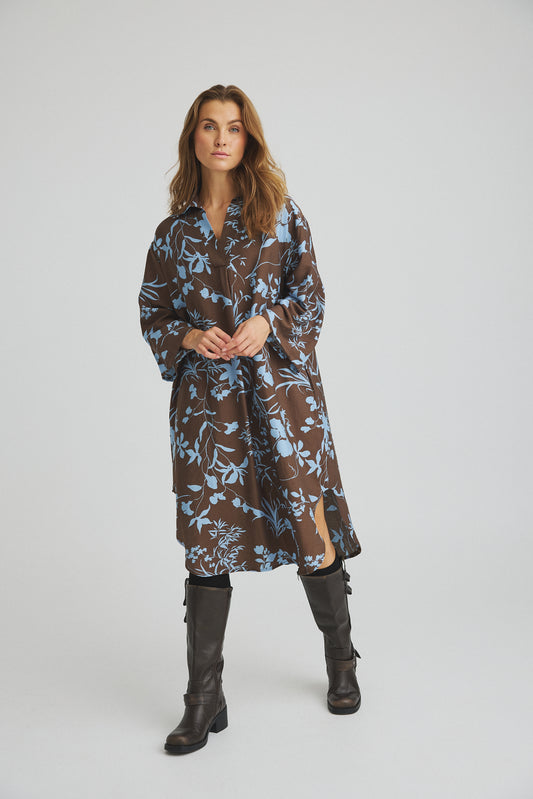 LUXZUZ // ONE TWO Wagna Dress Dress 785 Luggage Brown