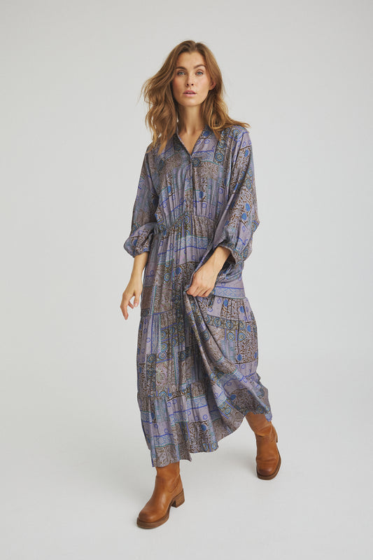 LUXZUZ // ONE TWO Walentine Dress Dress 573 Bijou Blue