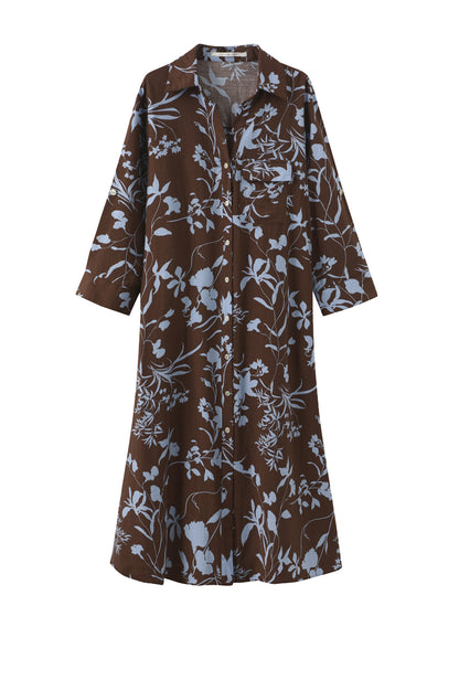 LUXZUZ // ONE TWO Waleria Dress Dress 785 Luggage Brown