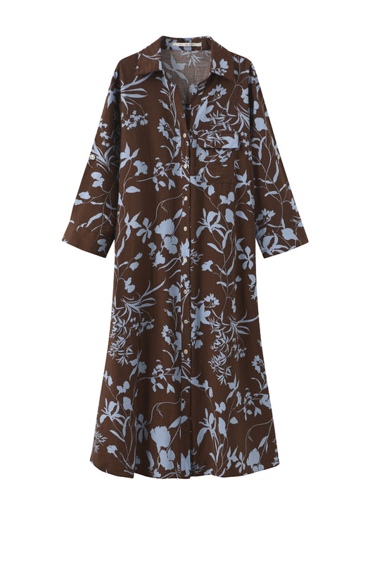 LUXZUZ // ONE TWO Waleria Dress Dress 785 Luggage Brown