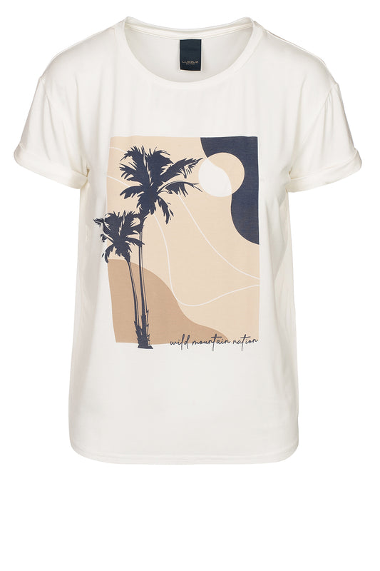 LUXZUZ // ONE TWO Wild T-Shirt T-Shirt 737 Cream