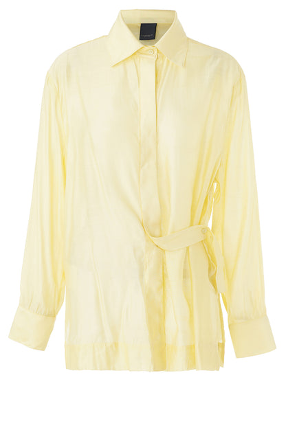 LUXZUZ // ONE TWO Wing Shirt Shirt 129 Pastel Yellow