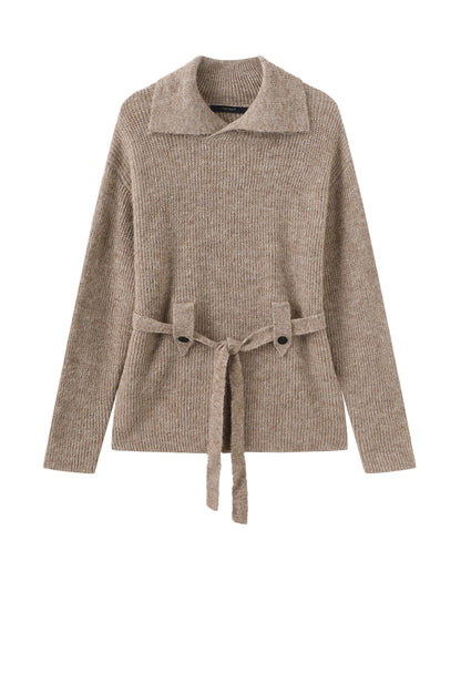 LUXZUZ // ONE TWO Zahra Knit Knit 774 Granola