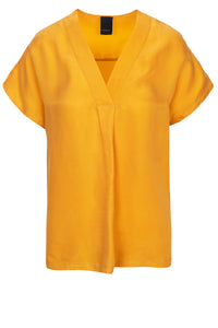 Zanello Blouse Campaign - Bright Marigold