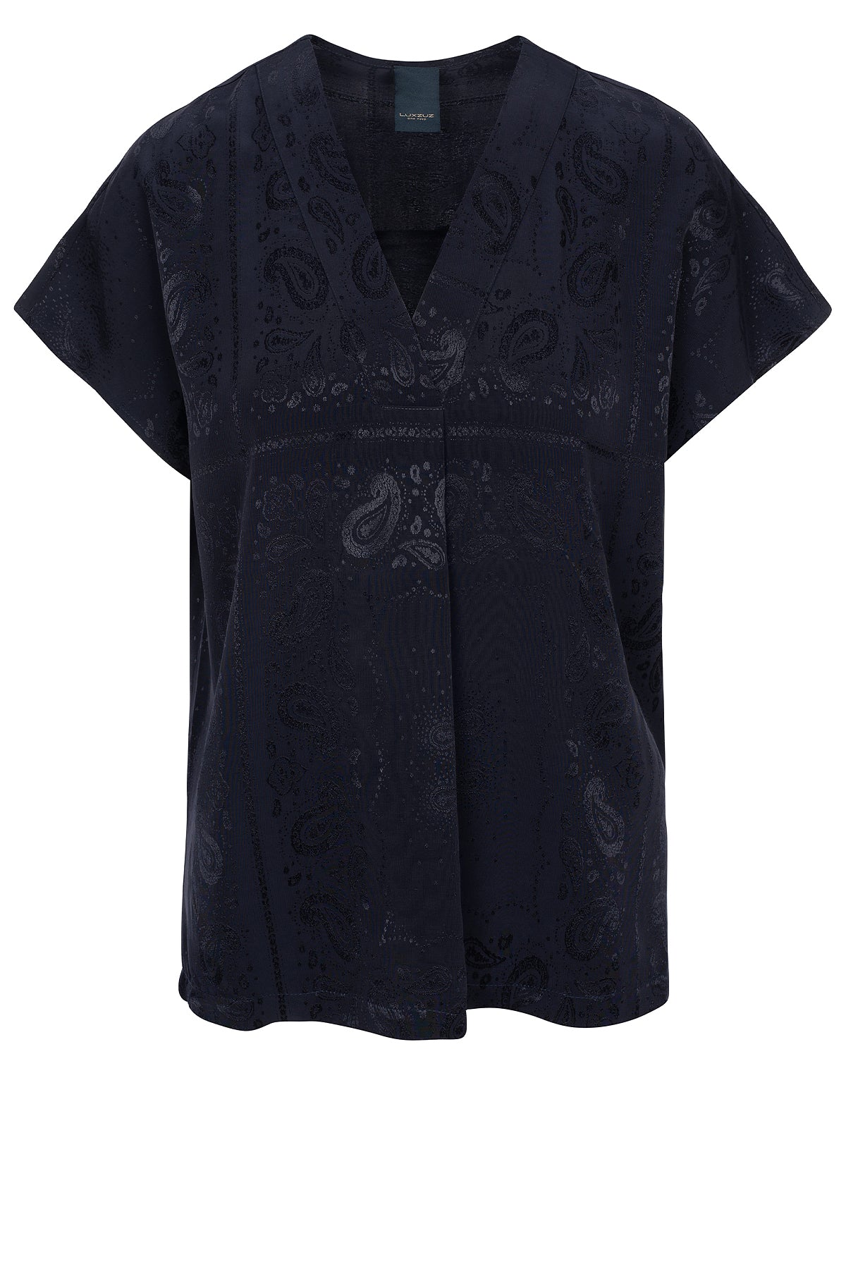 LUXZUZ // ONE TWO Zanello Blouse Campaign Blouse 575 Navy Blue