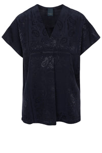 Zanello Blouse Campaign - Navy Blue