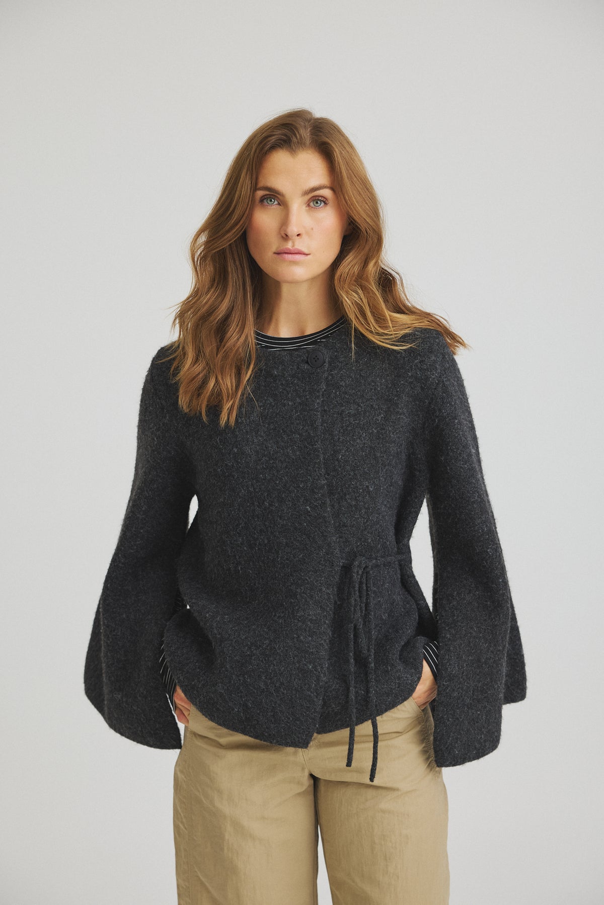 LUXZUZ // ONE TWO Zanette Knit Knit 805 Black melange