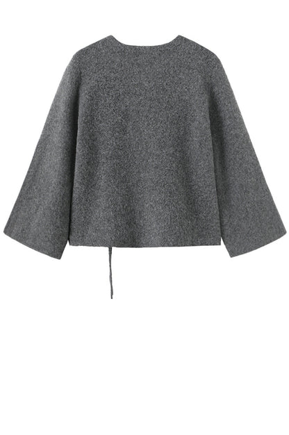 LUXZUZ // ONE TWO Zanette Knit Knit 816 Dark Grey Melange