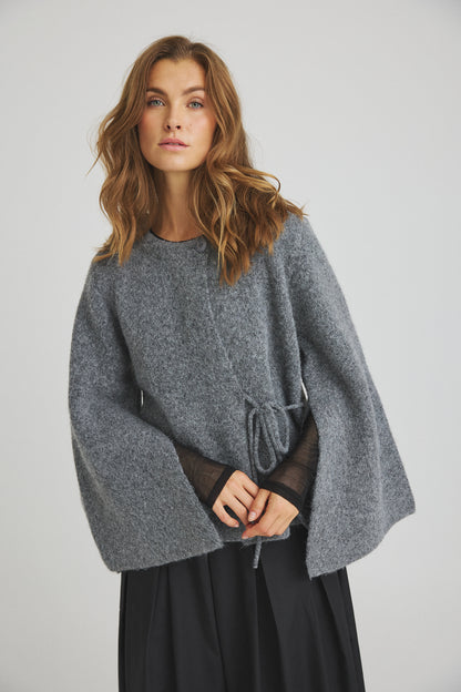 LUXZUZ // ONE TWO Zanette Knit Knit 816 Dark Grey Melange