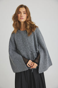 Zanette Knit - Dark Grey Melange