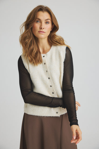 LUXZUZ // ONE TWO Zannap Knit Knit 741 Ecru