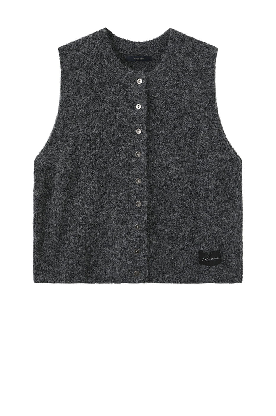 LUXZUZ // ONE TWO Zannap Knit Knit 816 Dark Grey Melange