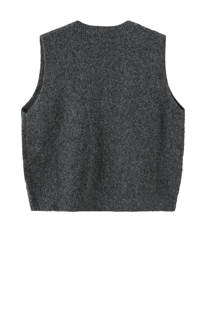 LUXZUZ // ONE TWO Zannie Knit Knit 824 Charcoal Gray