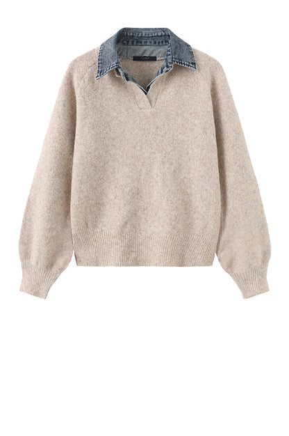 LUXZUZ // ONE TWO Zarifa Knit Knit 748 Sesame