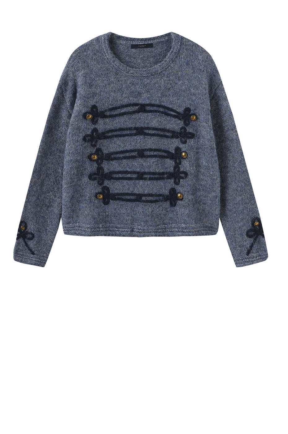 LUXZUZ // ONE TWO Zarina Knit Knit 522 Denim blue