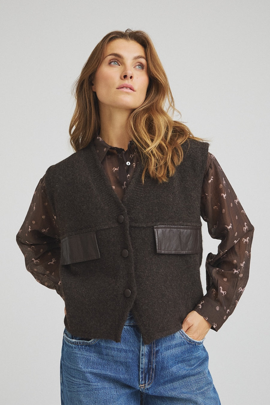 LUXZUZ // ONE TWO Zascha Knit Knit 799 Choco Lux