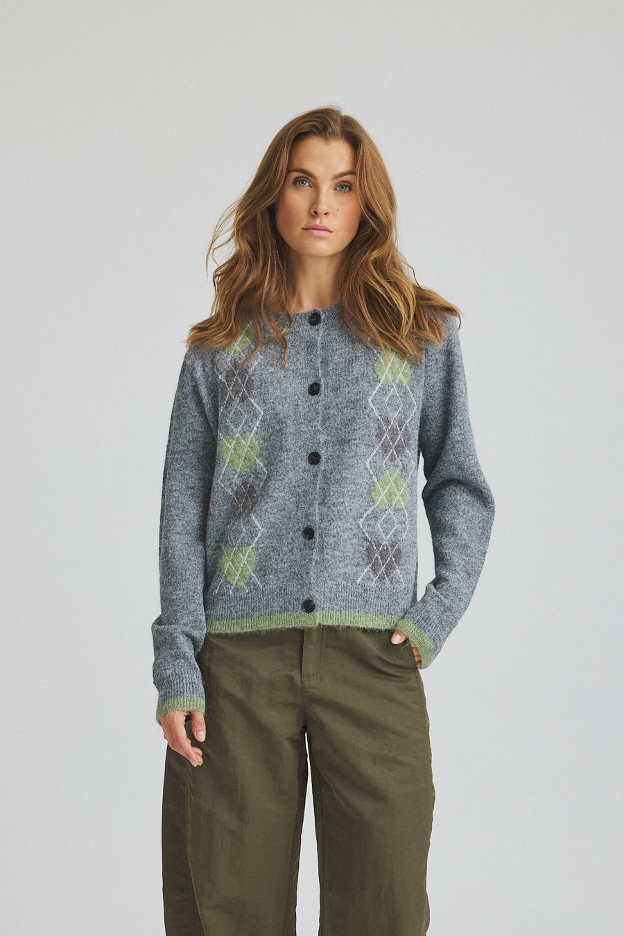 LUXZUZ // ONE TWO Zazia Knit Knit 816 Dark Grey Melange