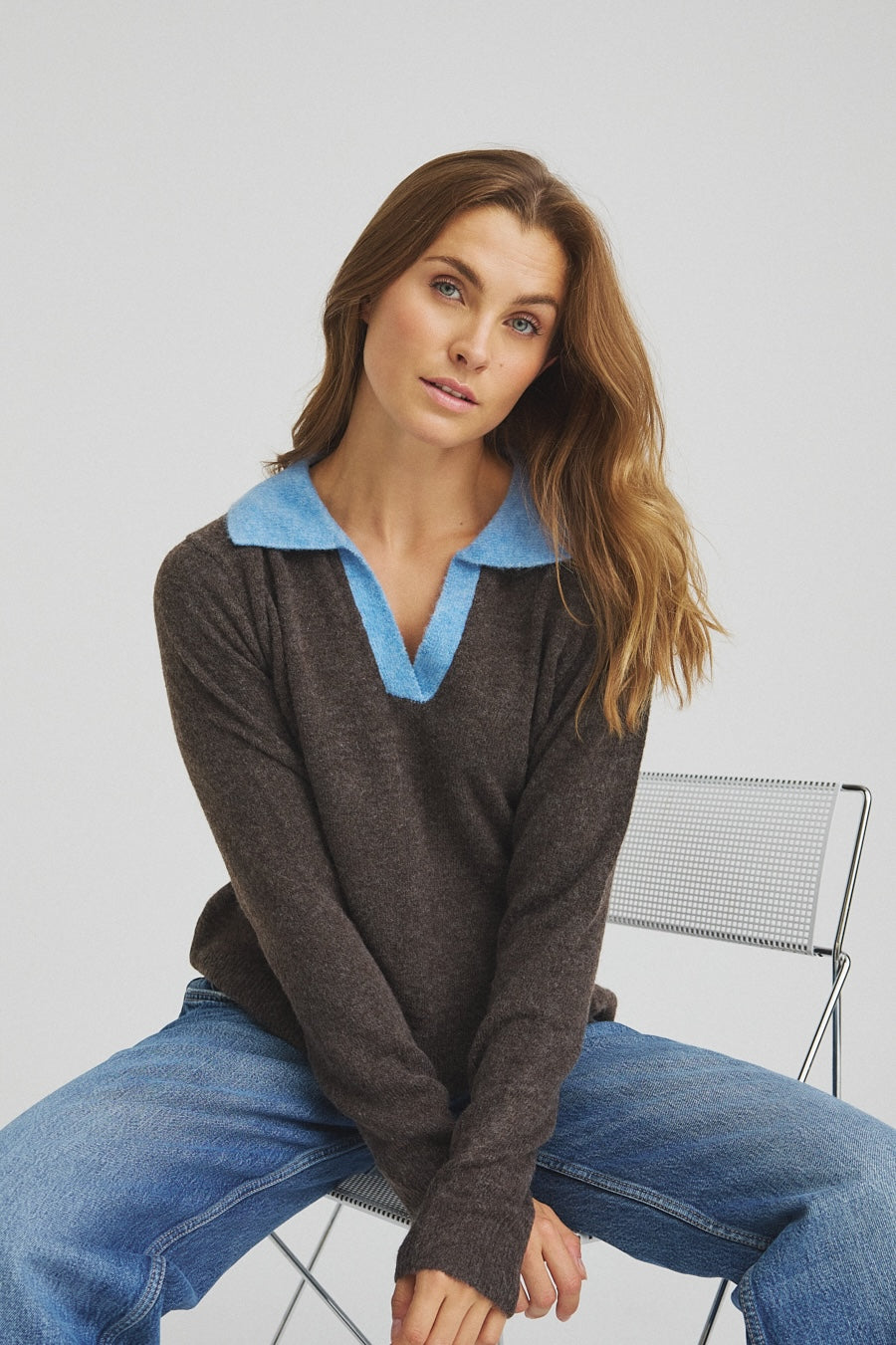 LUXZUZ // ONE TWO Zebina Knit Knit 799 Choco Lux