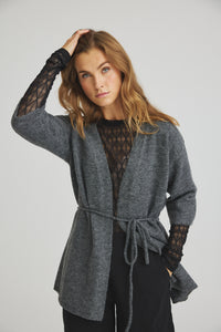 Zelina Knit - Dark Grey Melange