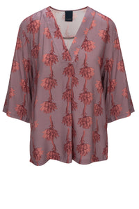 Zella Blouse - Baroque Rose