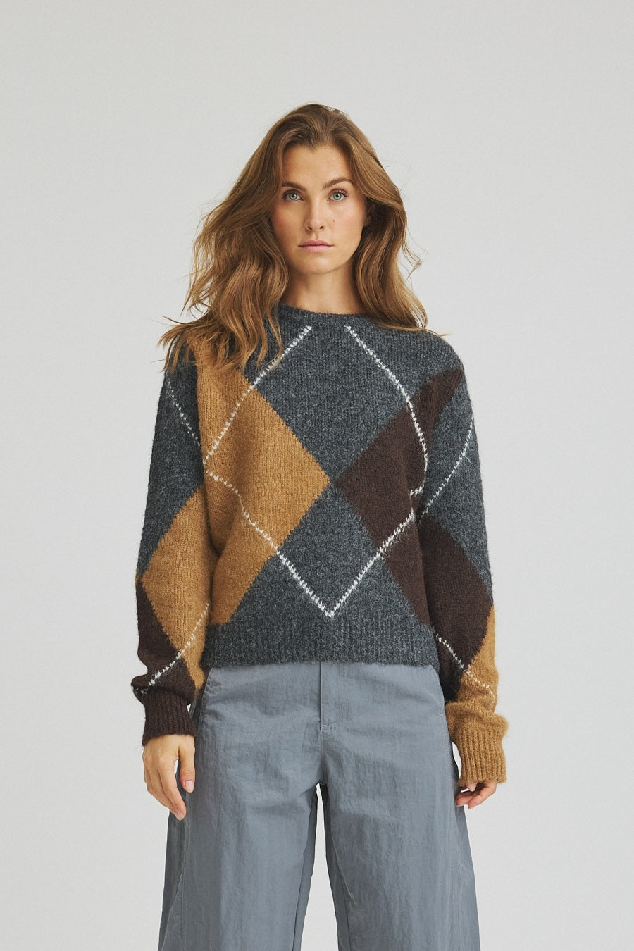LUXZUZ // ONE TWO Zella Knit Knit 816 Dark Grey Melange